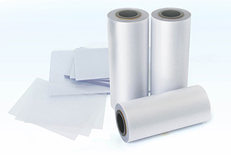 Laminating film with glue